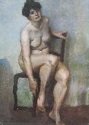 Lovis Corinth, Nude Female